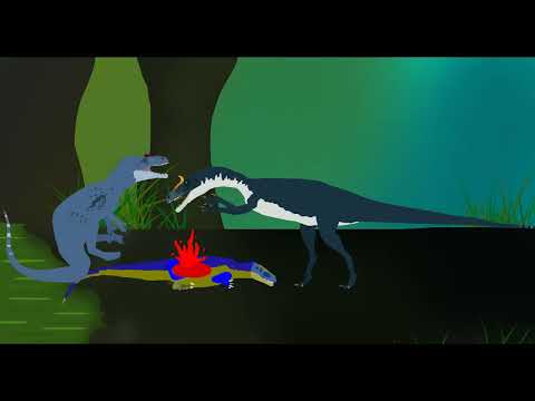 My Dino Battle GA5 : Allosaurus vs Cryolophosaurus ( S1 )