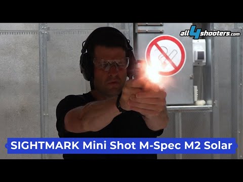 Sellmark / Sightmark: Praxis-Check: Das neue Red Dot Sight Sightmark Mini Shot M-Spec M2 Solar auf einer GLOCK 21 Gen5 MOS in .45 ACP 