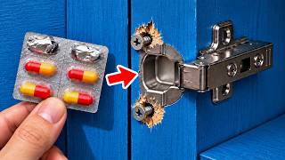 Don't Give Money to Carpenters! 3 Genius Tricks to Repair Broken Hinges in Minutes