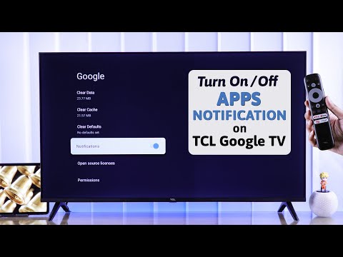 TCL Google TV: How To Turn ON/ OFF All Apps Notifications!