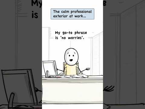 Well, maybe *some* worries&hellip; #dryhumor #workhumor #relatable #animated #satire