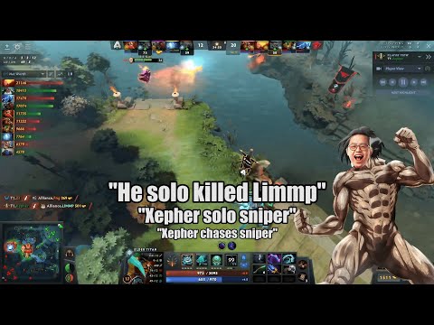 Xepher Yeager the Attacker Titan - TI10 Player Perspective