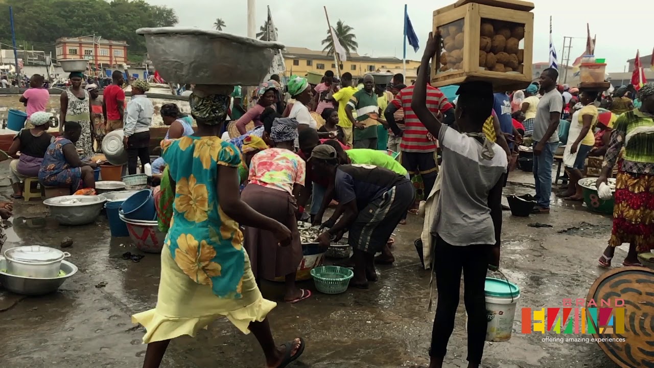 Early morning at Elmina Fish Harbour - Sights & Sounds