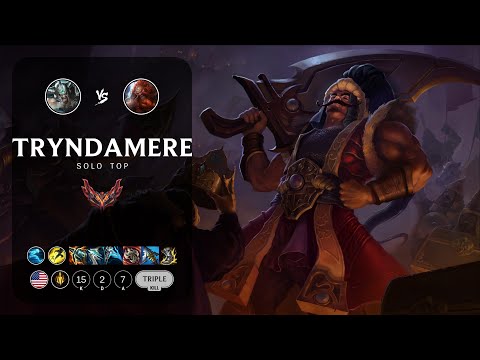 Tryndamere Top vs Gragas - NA Grandmaster Patch 13.12