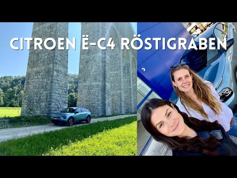 Citroën ë-C4 Röstigraben Tour mit Megan Kohler