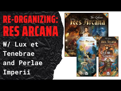 Re-Organizing Res Arcana (W/ Perlae Imperii & Lux et Tenebrae Expansion, Fully Sleeved) SideGame LLC