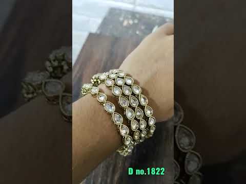 Golden,transparent brass,diamonds r chie creation polki bang...