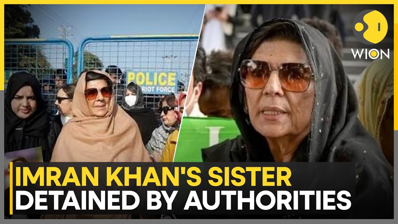 Imran Khan’s Sister Aleema Khan Detained Ahead of September 27 Protest | WION News