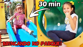 Alice e Luana, vdeo de crianas brincando no parque. Playground outdoor park #aliceeluana