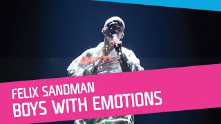 Kadr z teledysku Boys with Emotions tekst piosenki Felix Sandman