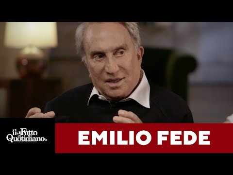Emilio Fede dies; he gave his first interview on Peter Gomez's "La Confessione."