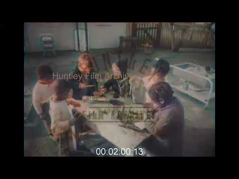 Desegregated Kindergarten in America circa 1960 (Colorized)