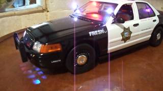 1/18 Fresno, California Diecast Police Car Lights and Siren WWW.PO-LIGHT.COM