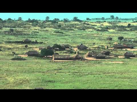 Uganda Lake Albert - View to village at 