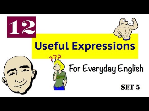 12 Useful Everyday Expressions | Set 5 | English Speaking Practice | ESL | EFL | ELL