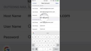 Email Setup on iPhone and iPad (POP3 or IMAP)