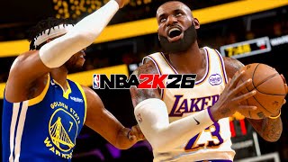 超リアルになったNBA 2K26で今年の開幕戦レイカーズ対ウォリアーズやったらレブロン覚醒したw