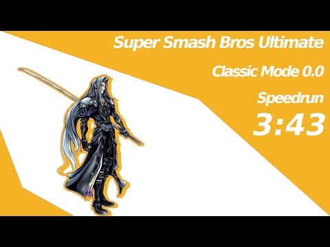 Sephiroth's Classic Mode in 3:43 | [0.0] | Super Smash Bros. Ultimate