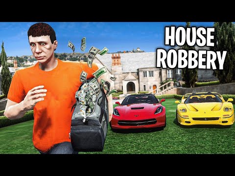 Robbing Millionaire's Mansion in GTA 5 RP