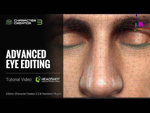 Headshot Plug-in Tutorial - Advanced Eye Editing - by 3Dtest