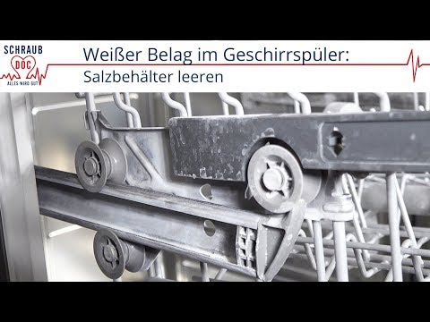 Salzbehälter des Geschirrspülers falsch befüllt - So rettest Du die Maschine