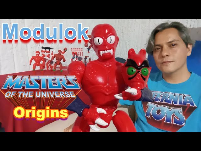 Vídeo relacionado con Masters of The Universe Origins - Figura de acción de Lujo Modulok Cartoon Collection, Villano de televisión de 5.5 Pulgadas, diseño detallado con 34 Piezas modulares