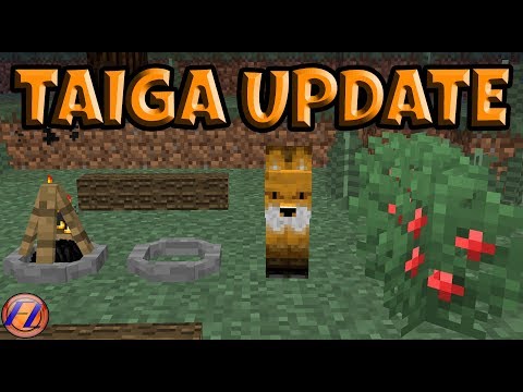 Minecraft Must Have Taiga Biome Update
