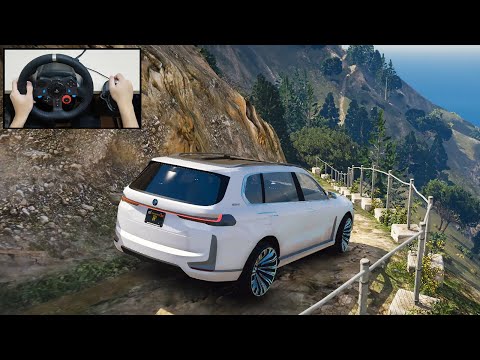 2021 BMW X7 Concept Off-Road - GTA 5 with Steering Wheel - Logitech G29 Gameplay