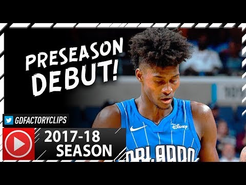 Jonathan Isaac Full PS Highlights vs Grizzlies (2017.10.02) - 15 Pts, Preseason Debut!