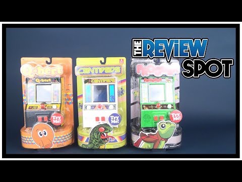 Toy Spot | Basic Fun Q*bert, Centipede and Frogger Mini Retro Arcade Games