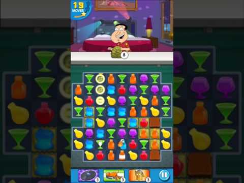 Family Guy - Another Freakin' Mobile Game : Level 14 - 3 stars! No Boosters!