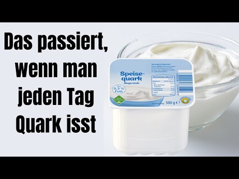 Das passiert, wenn du jeden Tag Quark isst!