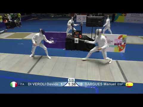 Touch Breakdown: Di Veroli somehow takes a deep 4 mid flèche and avoids getting counterattacked