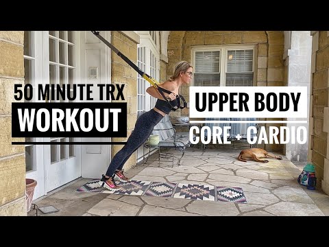 TRX Upper Body, Core, and Cardio Workout | 50 Minutes | Suspension Training at Home