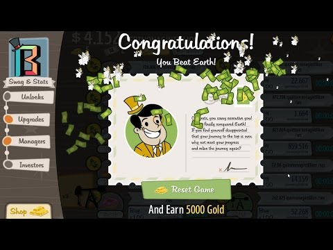 I BEAT THE GAME! AdVenture Capitalist 125 - YouTube