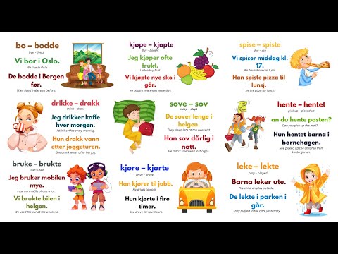 Lær norsk raskt: 100 verb du må kunne med eksempler