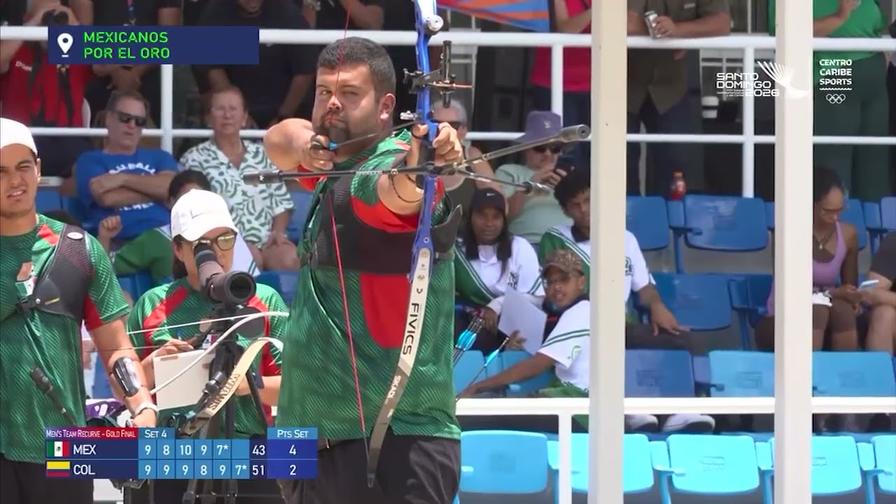 ¡ORO para MÉXICO en TIRO CON ARCO! Matías Grande, Francisco Padilla y Raúl Rodríguez lo ganan