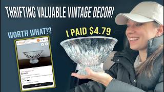 Thrifting Valuable Vintage for Cheap (What I Paid & What It's Worth!) +Thrifted Decor Makeovers