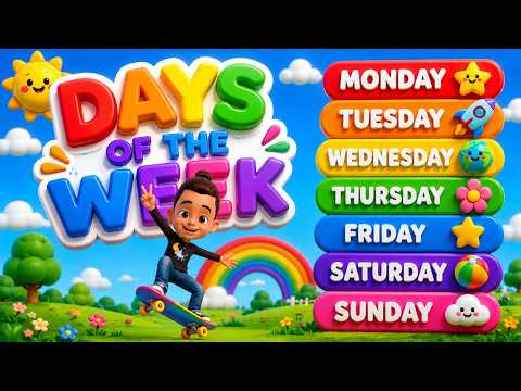 A Magical Monday to Sunday Adventure | Days of the Week Song video thumbnail