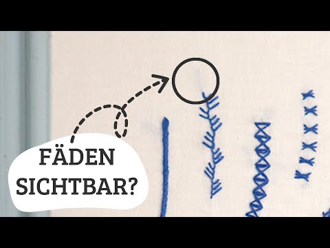 Mit dieser Technik kein Durchscheinen von Fäden mehr!