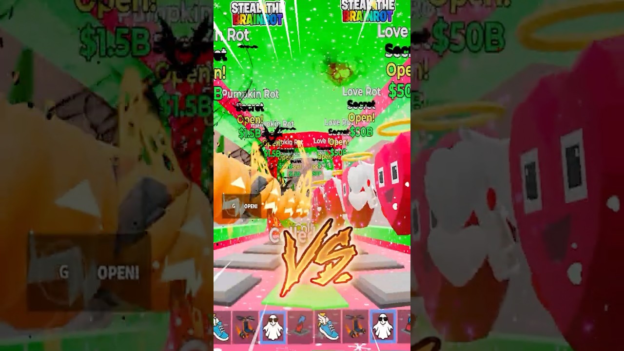 パンプキンロットvsラブロット！ #フォートナイト #fortnite #brainrot