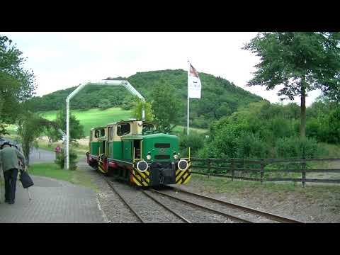 Brohltalbahn D1+D2 rangeren te Engeln+tyfoon