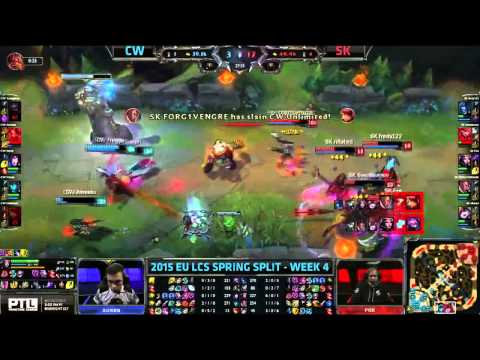 [Highlights] Copenhagen Wolves vs SK Gaming EU LCS Spring 2015 W4D1   CW vs SK