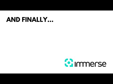 Immerse VR: Enterprise VR. And finally...