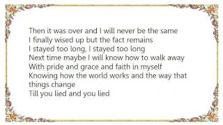 Juliana Hatfield - The Fact Remains Lyrics