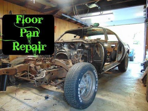 Classic Car Restoration #5 "Replacing Driver Floor Pans" 76 Camaro