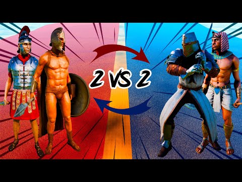 4,000,000 ROMANS & SPARTANS vs CRUSADERS & EGYPTIANS | Ultimate Epic Battle Simulator 2