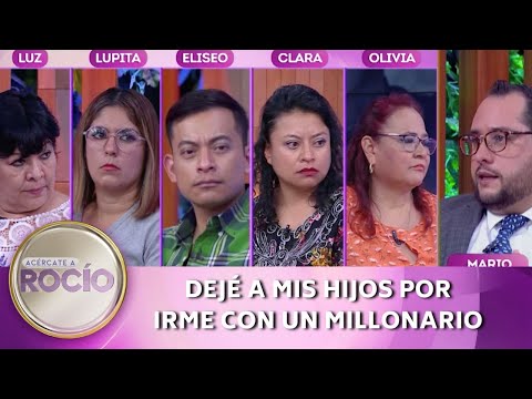 Dejé a mis hijos por irme con un millonario | Programa 22 de septiembre del 2023 | Acércate a Rocío