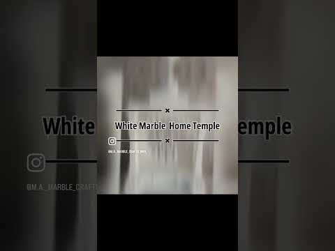 White Marble Home Temple