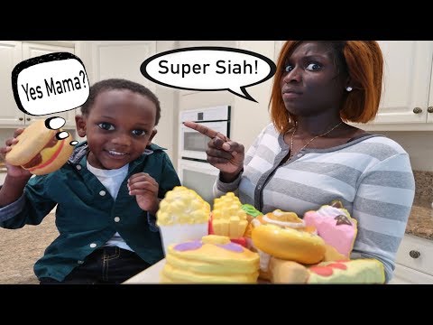 Super Siah Eats All The Squishy Food Johnny Johnny Yes Papa